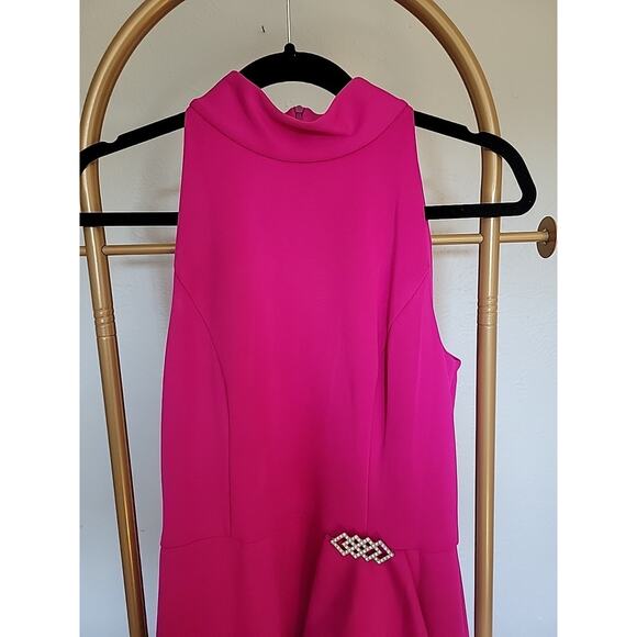 Eliza J Pink Long Formal Women's Gown Size 8 - Picture 2 of 14